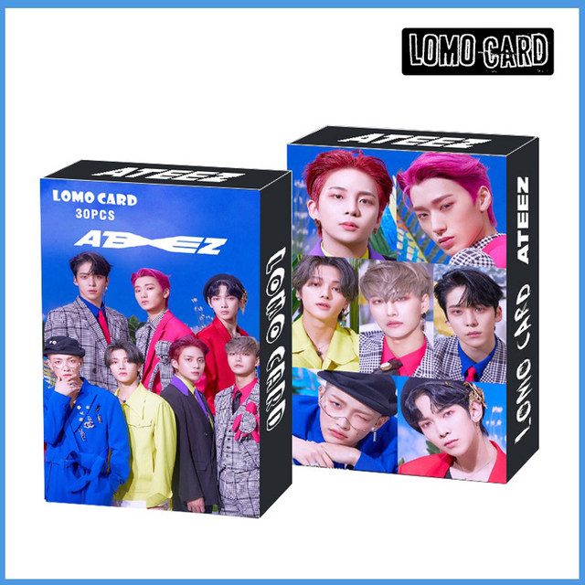 100pcs/set Kpop ATEEZ Stickers THE WORLD EP.1 MOVEMENT Photo Album Sticky  Paper