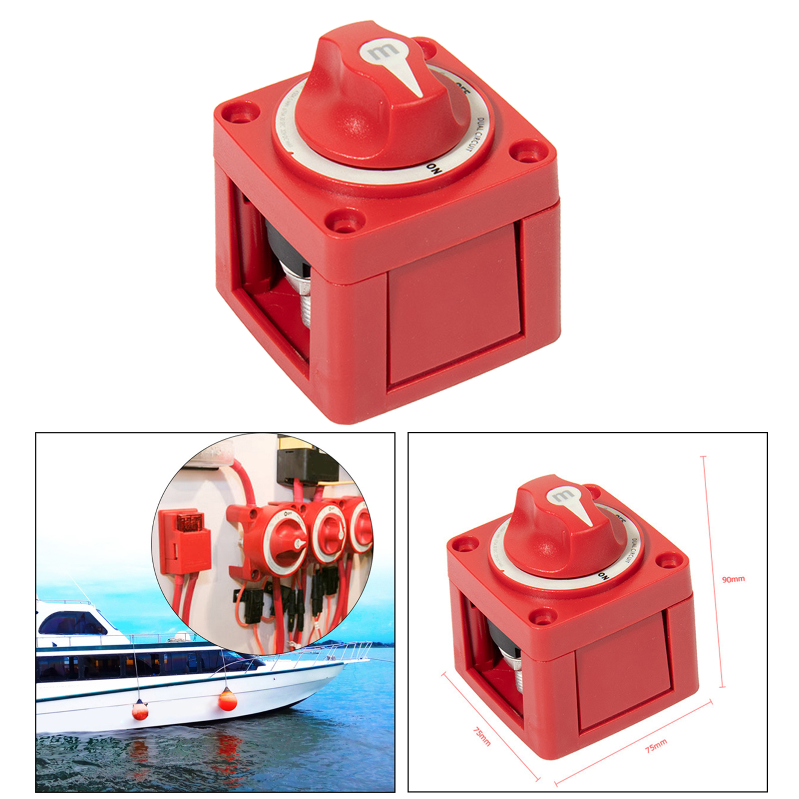 300/1250 Amp Battery Switch Battery Power On/ff Switch Car Vehicle Boat