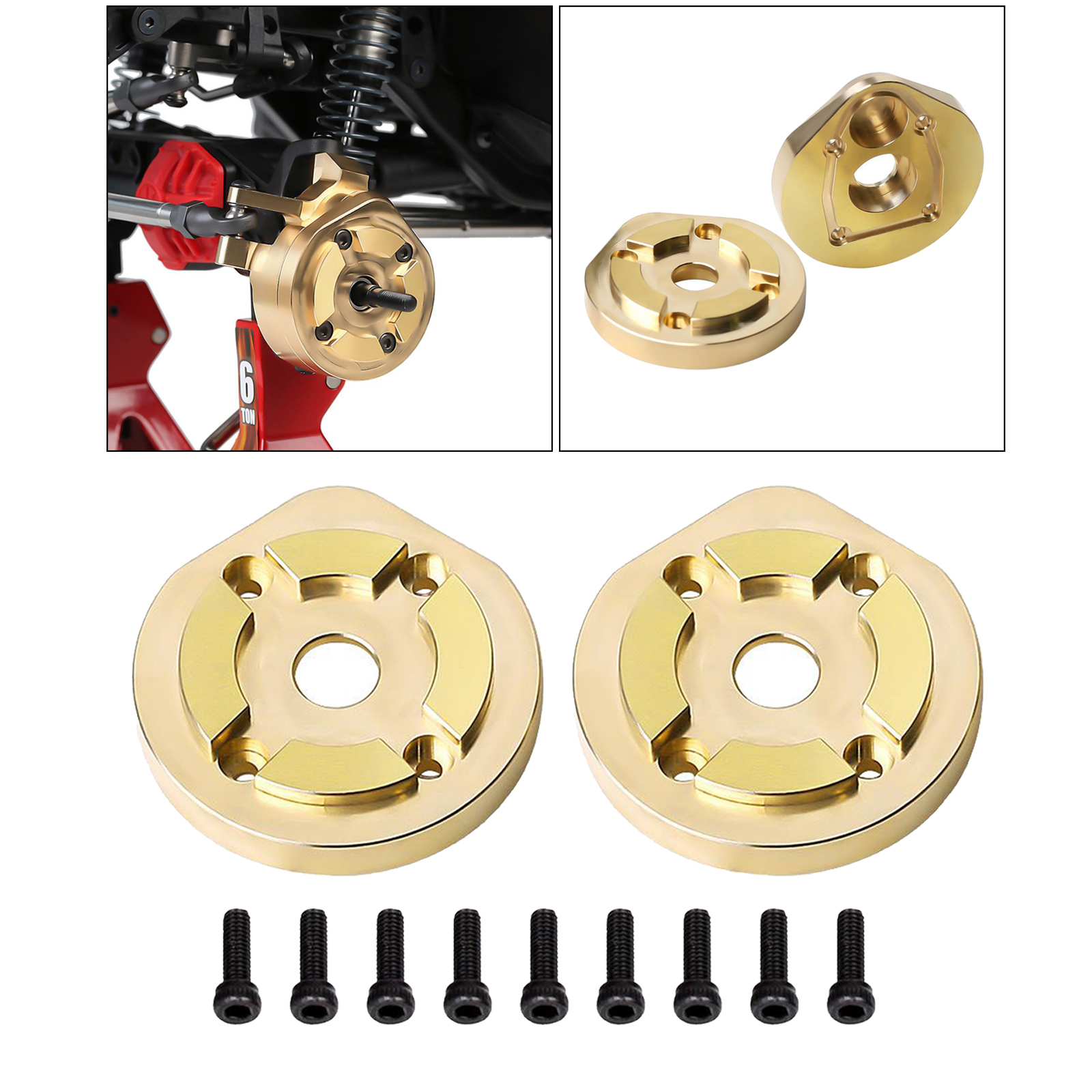 2x Brass Counterweight Balance Weight portal cover Upgrade Accessories
