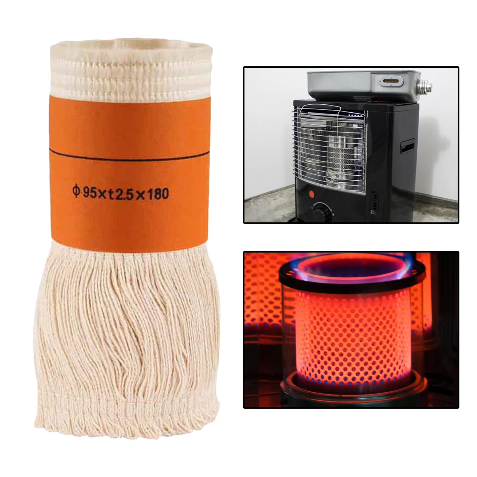 180mm Kerosene Heater Petroleum Heater Replacement Wicks For Winter Heating Heater Stove Accessories