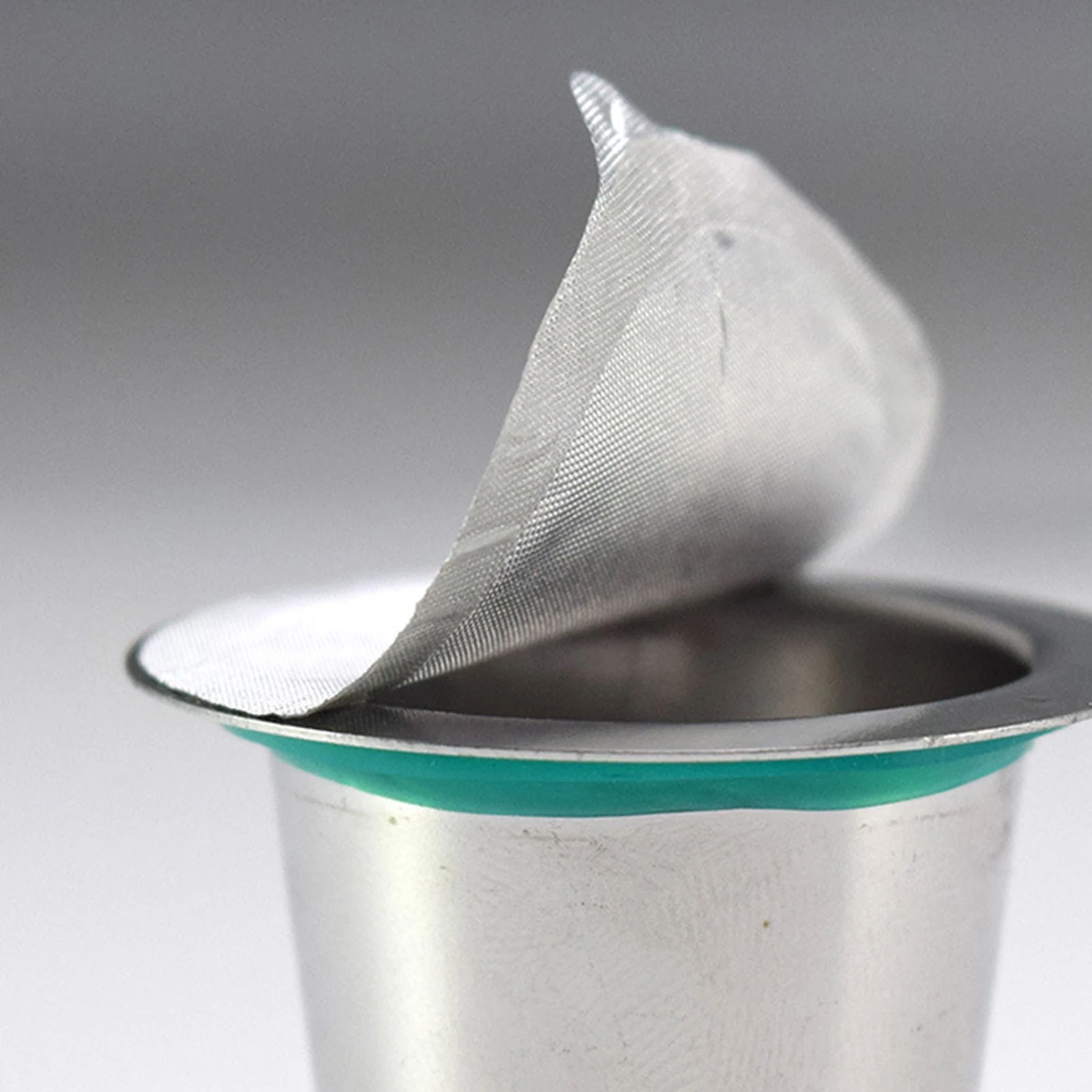 Refillable & Reusable Coffee Capsule  Espresso Powder Hammer Spoon Set