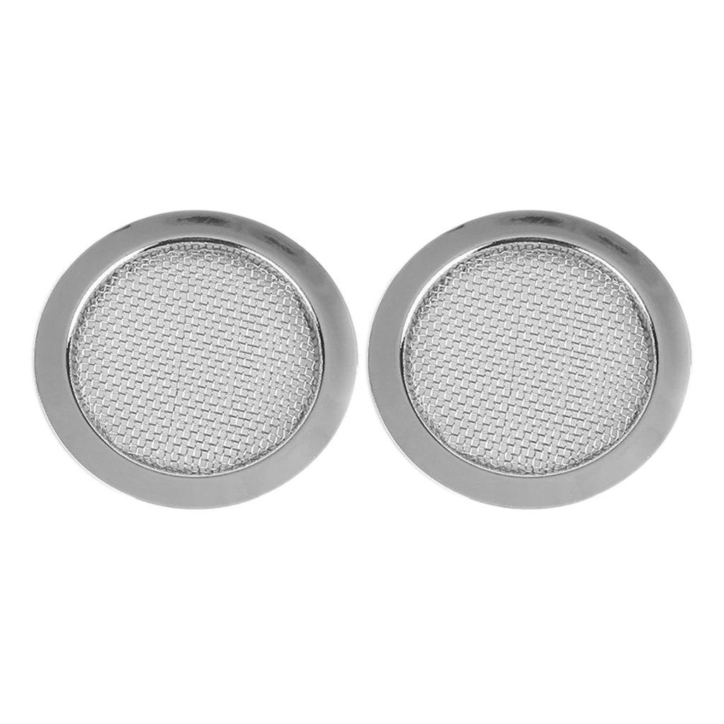 2x Chrome Resonator Guitar Sound Hole Inserts for Guitar Accessories