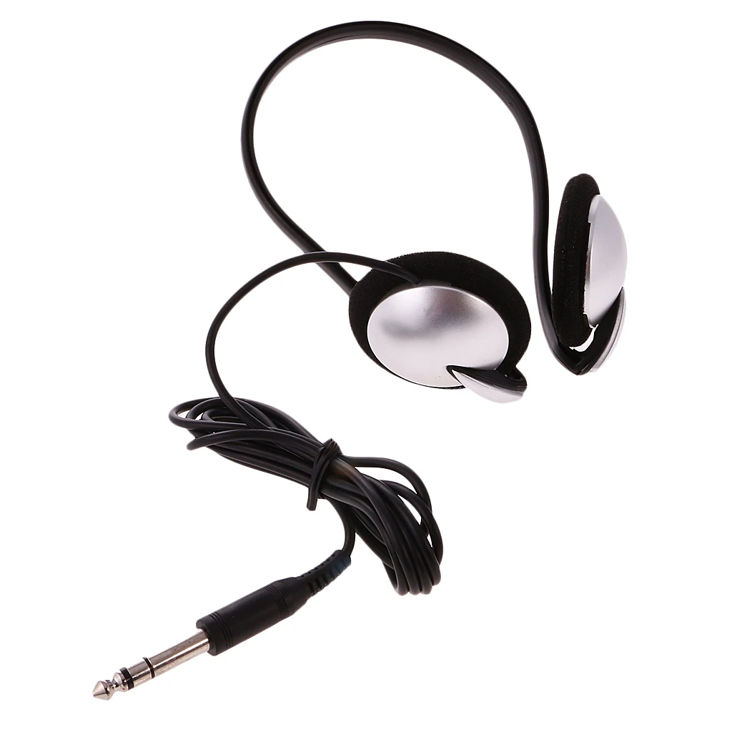 6.3mm Plug Headset Headphones for Keyboard And Digital Piano, with 1.5m/5ft Cable
