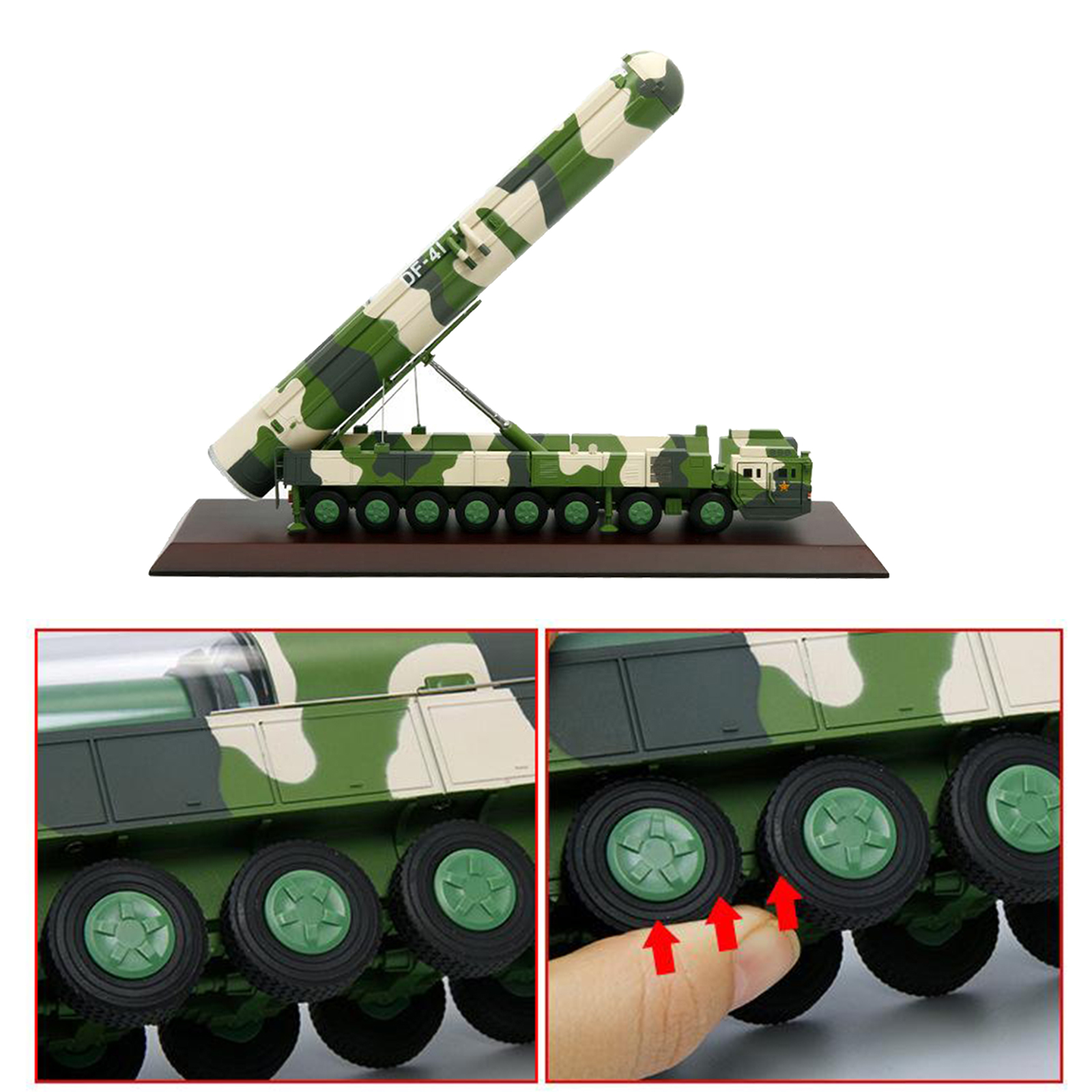 Diecast Model Toy Intercontinental Ballistic Missile Hobby Toy Gift