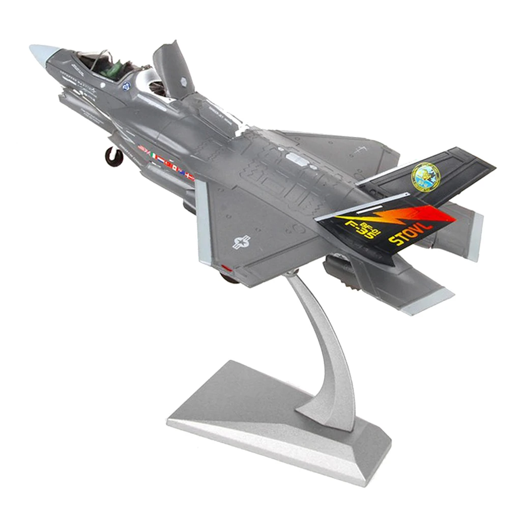 Fighter Aircraft Model for Lover, American F-35B, Collectible, 1:72