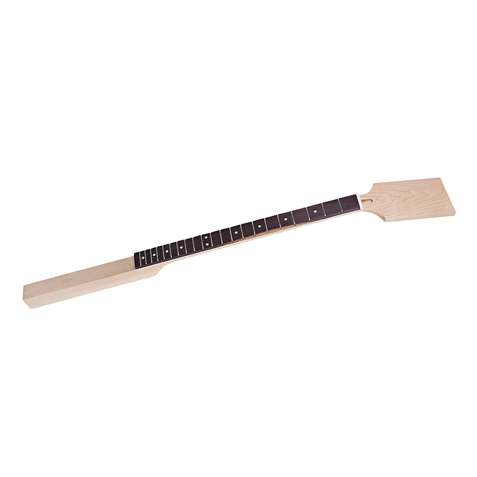 Unfinished 22 Frets Guitar Neck Neck Paddle Head Easy Install Smooth Touch Music Lover Replacement Well Resonance