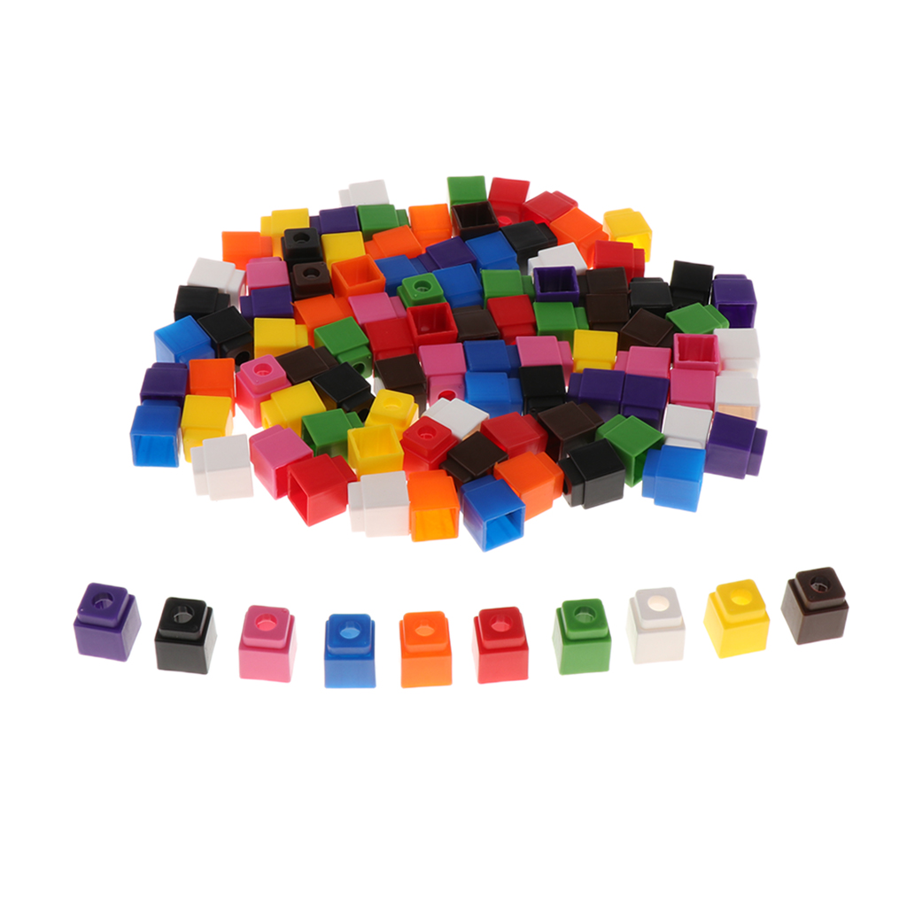 Cubes To Count MathLink Early Education Kids 100pc Cubes 2cm X 2cm X 2cm