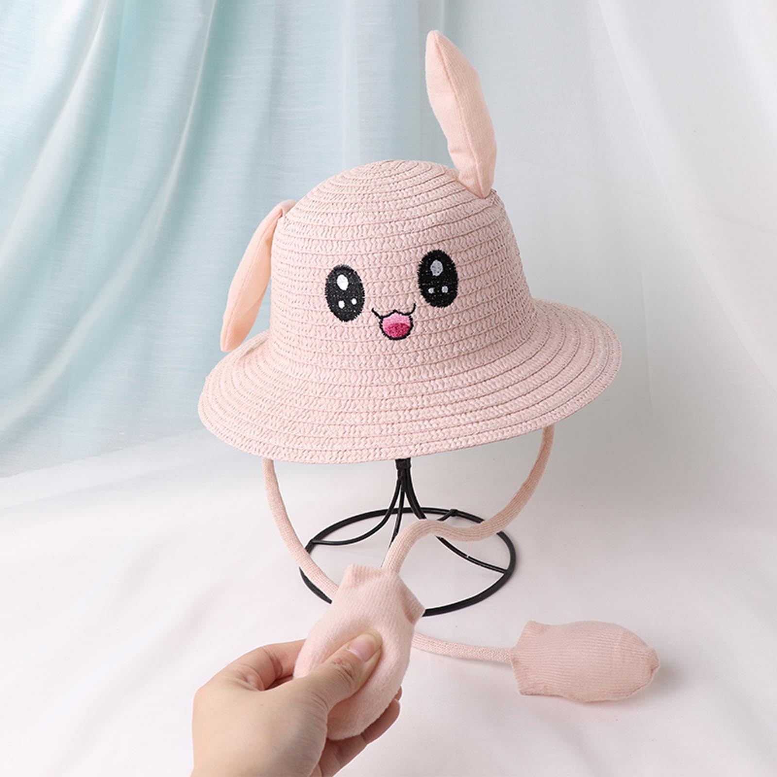 bunny bucket hat with ears