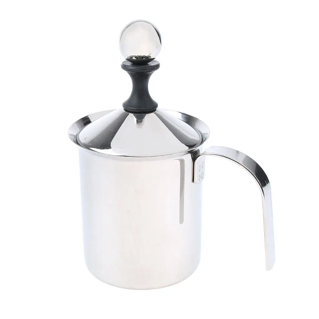 Manual Operated Milk Frother Foam Maker for Cappuccions&Coffee Latte