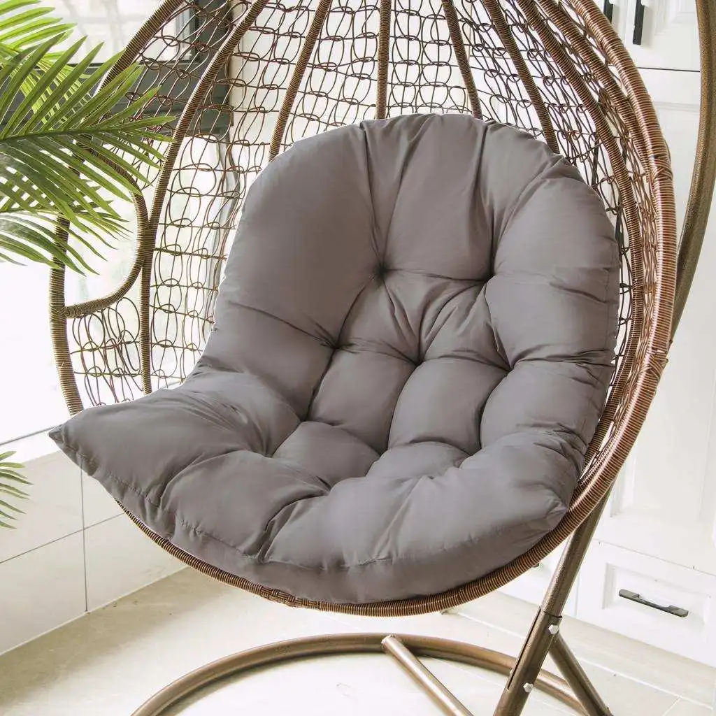 Swing Basket Cushion Thickened Breathable Hanging Egg Hammock Rocking Chair Seat Pads for Home Patio Garden Living Rooms.