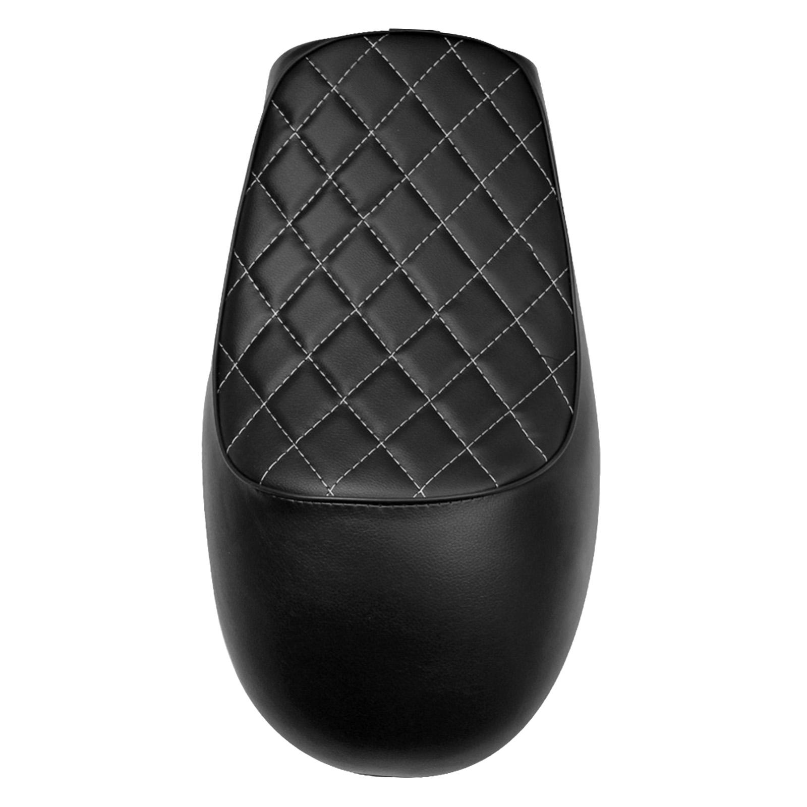 Universal PU Leather Motorcycle Cafe Racer Custom Saddle Flat Seat for KAWASAKI Z650 W650