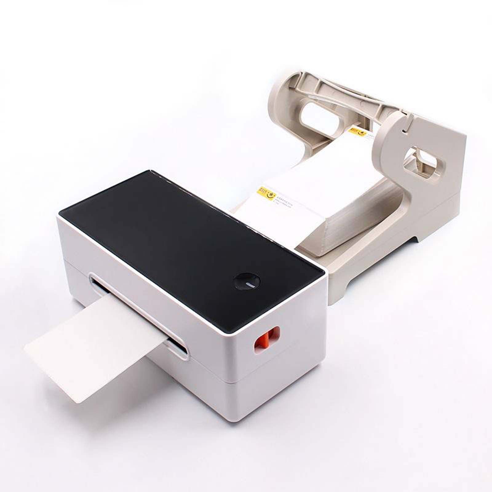 Label Printer, USB/BT Direct Thermal Desktop Label Printer, High Speed Shipping Label Maker Barcode Printing 203dpi-UK