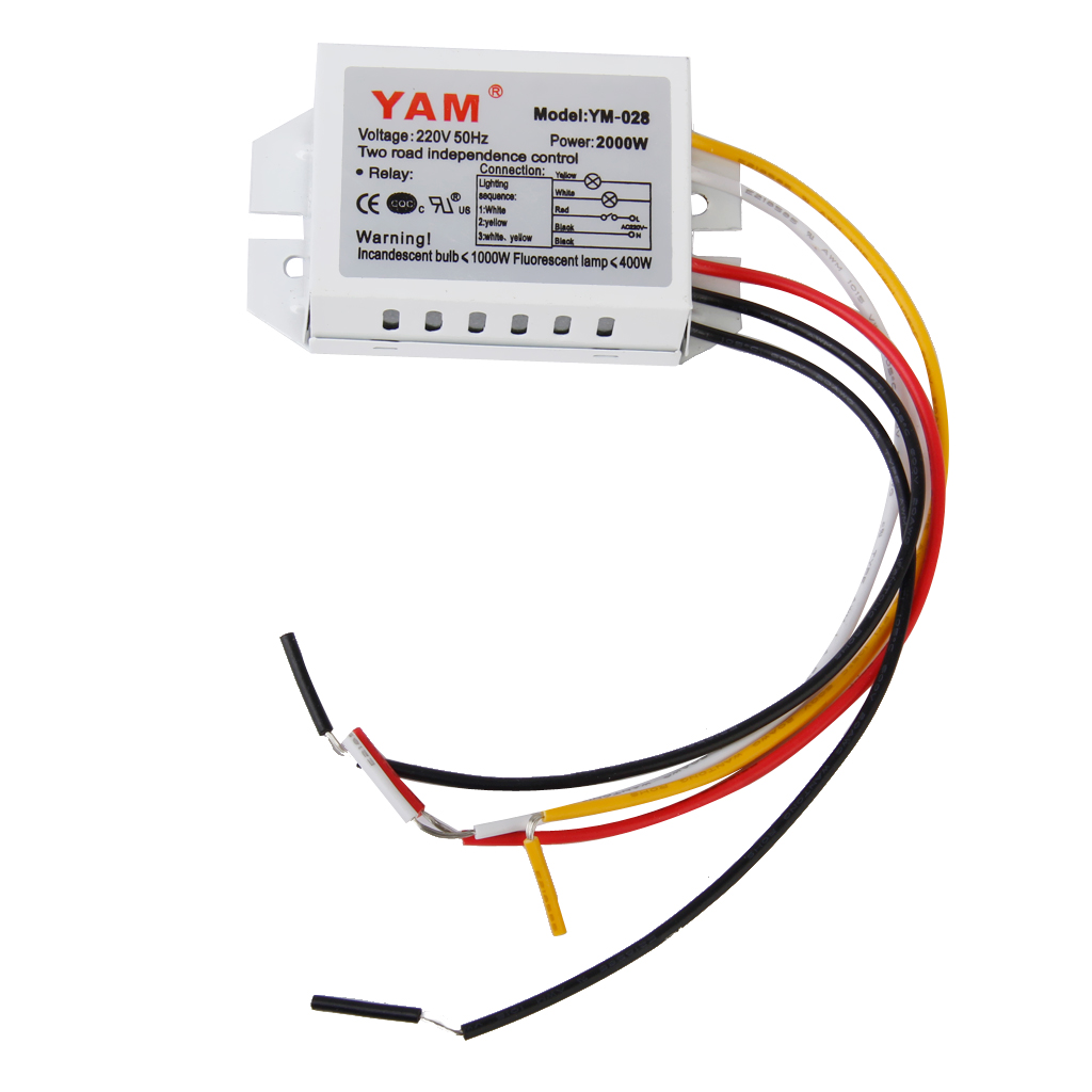 Digital Subsection Switch 2 Way 3 Section Lighting Control Controller Switch