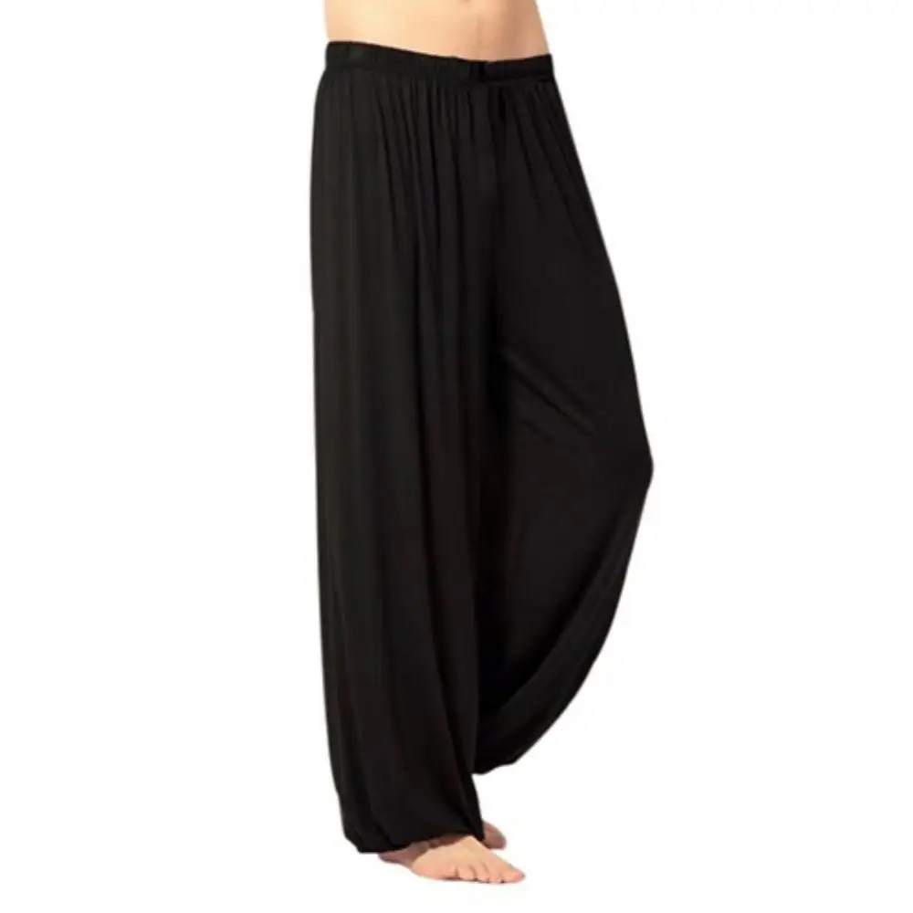 joggers sweatpants Yoga Pants Men\'s Casual Solid Color Baggy Trousers Belly Dance Yoga Harem Pants Slacks sweatpants Trendy Loose Dance Clothing elephant trousers
