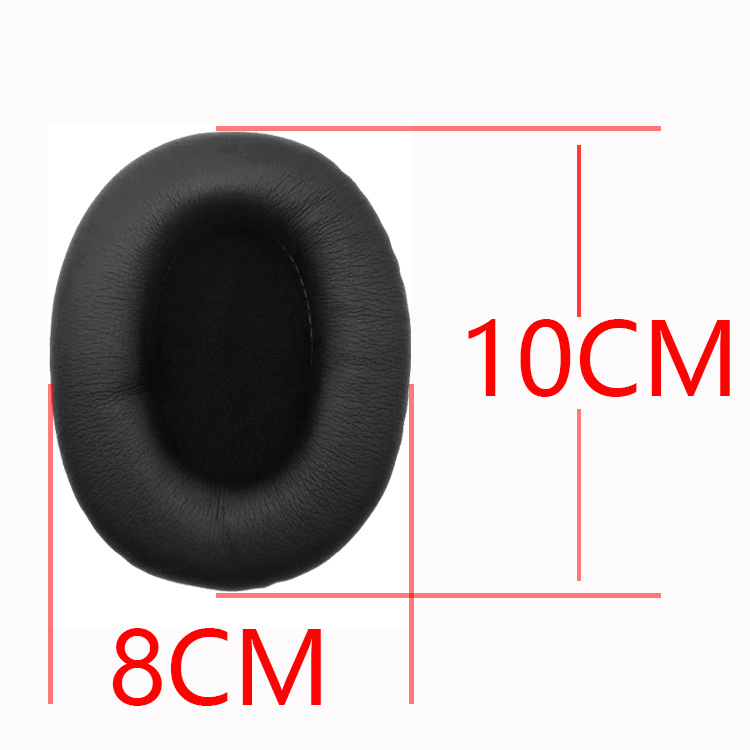 Earphone Ear Cotton 10x8cm Universal M50 Sponge Cover 7506 / V6 Leather Cover MSR7 Oval Cotton Cover 2040 Earmuff