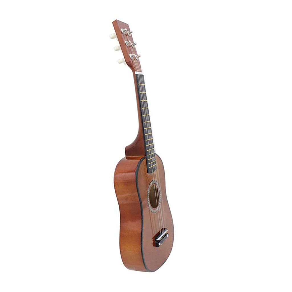 23inch 6 String Acoustic Guitar with Pick Strings for Beginner Kids Adults Musical Gift