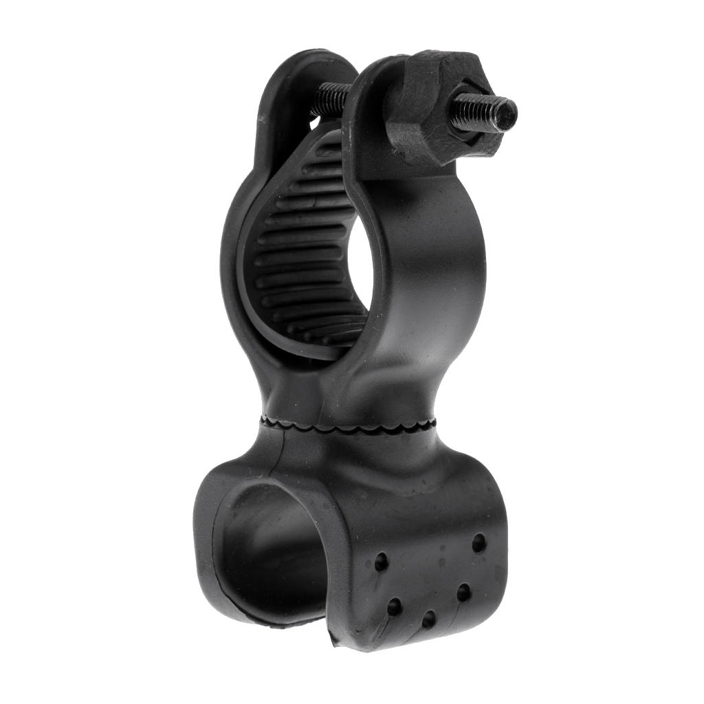 Flashlight Mount Holder, Universal  Bike LED Light Flashlight Torch Mount Holder Grip Bracket 360° Rotation Cycling Clip Clamp