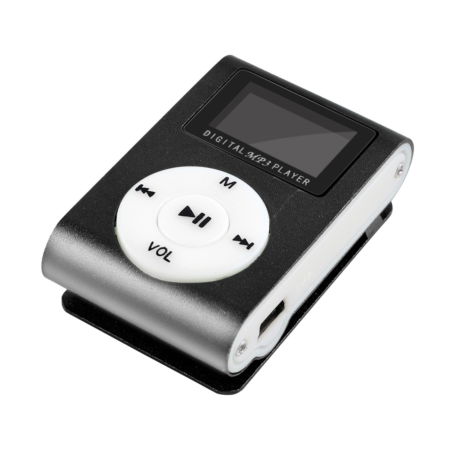 Title 8, Mini MP3 Player USB Clip Portable MP3 Music Pla...