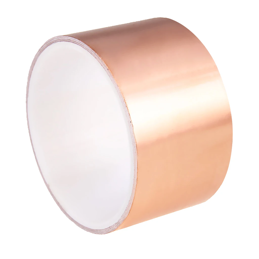 50mm X 3 Metre Guitar Shielding Copper Foil Conductive Tape Adhesive Barrier