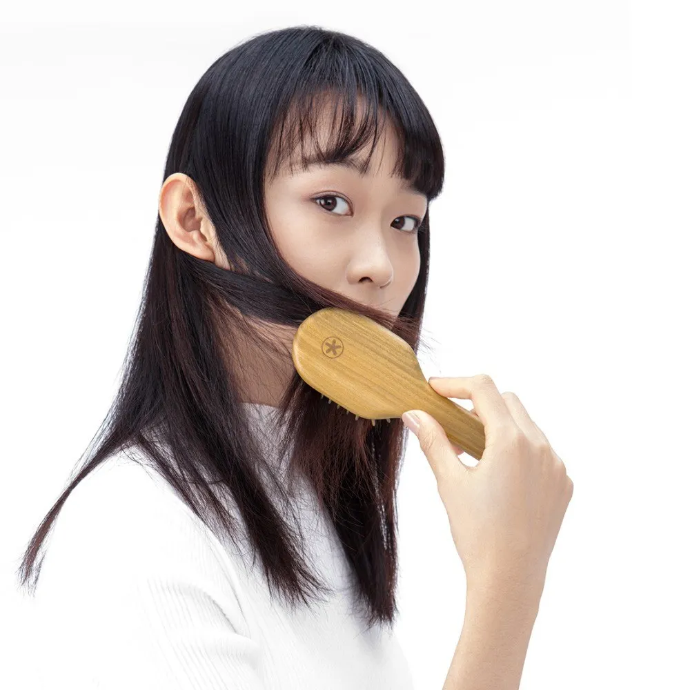 Xiaomi SMATE Hair Care Massage Comb Natural Wood Comb Handmade Hair Brush 3