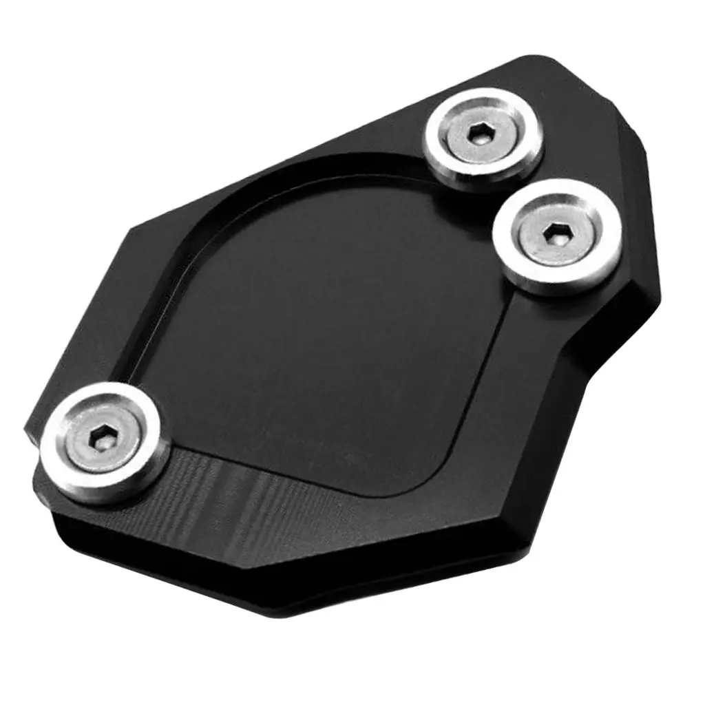 Motorcycle CNC Side Kickstand Foot Side Stand Extension Pad Support Plate For  F650GS 2007-2014