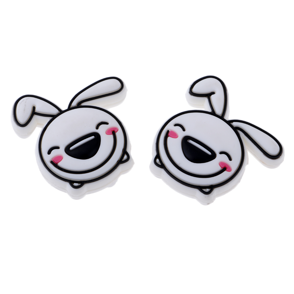 Set of 2 Silicone Shock Absorber Vibration Dampeners for Tennis Rackets Strings