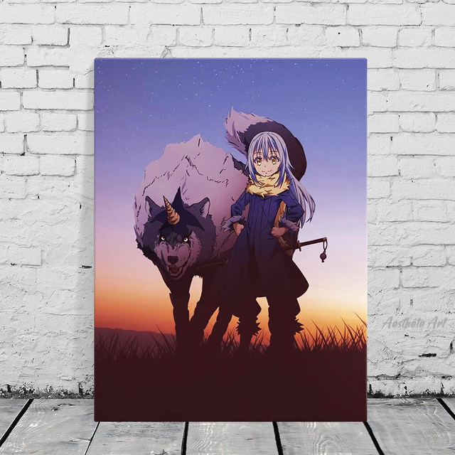 Retro Vintage Tensei Shitara Slime Datta Ken Anime Série Papel Kraft Cartaz  Para A Arte Da Parede Decoração Casa Sala De Estar Fotos - Pintura E  Caligrafia - AliExpress