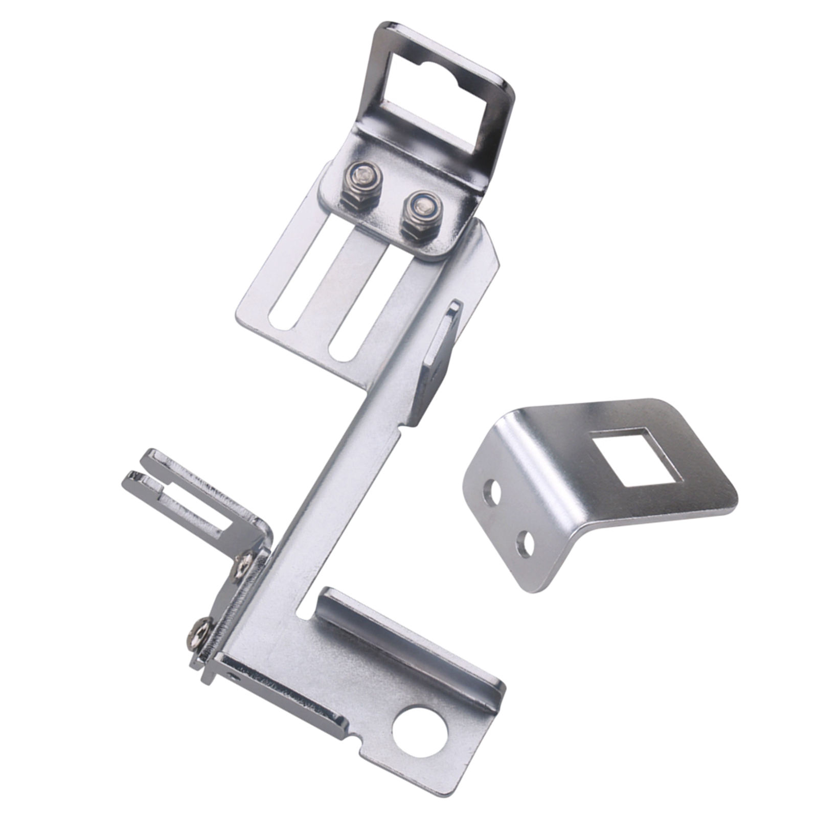 New Chrome Auto Throttle Cable Kickdown Bracket Kit Assy for Chevrolet SBC  Holley Kick Down