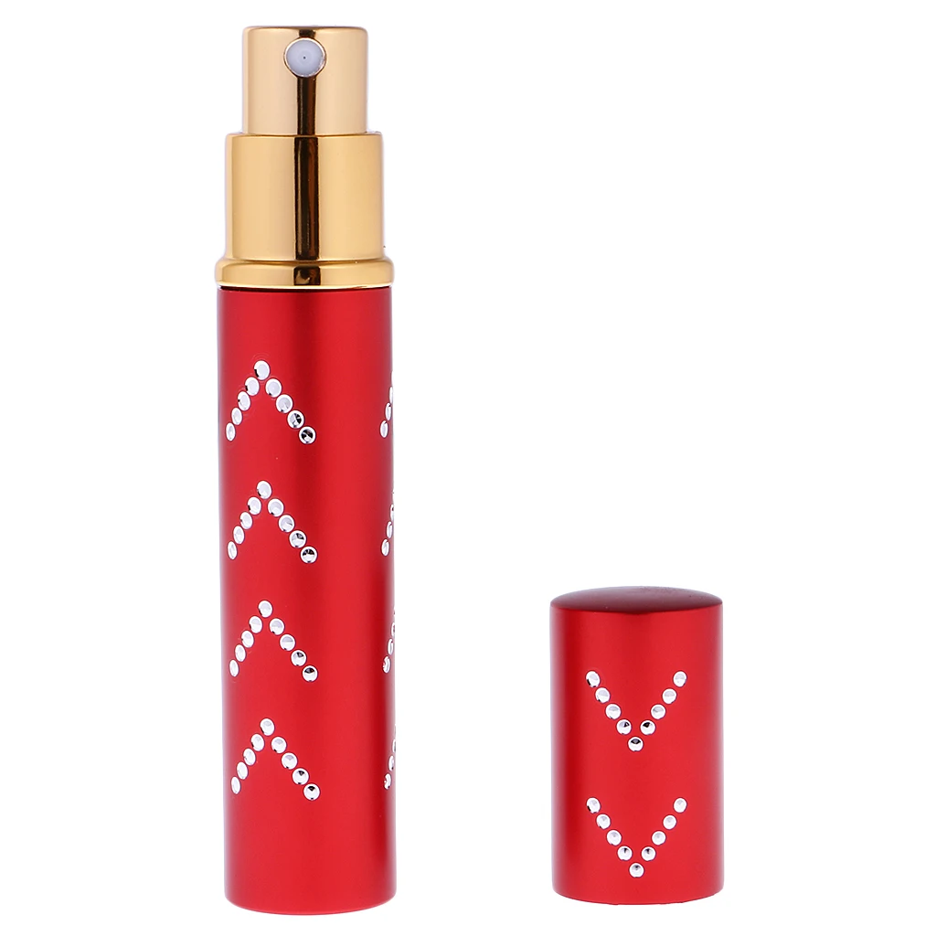 10ml Perfume Bottle Pump Spray Cosmetic Travel Atomizer Diffuser Makeup Tool