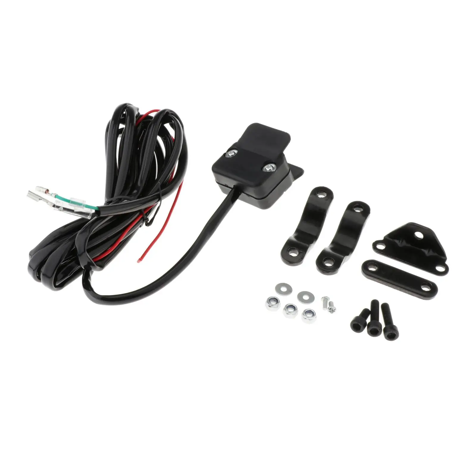 12V Winch Rocker Thumb Switch with Mounting Bracket Kit Replacement for ATV UTV