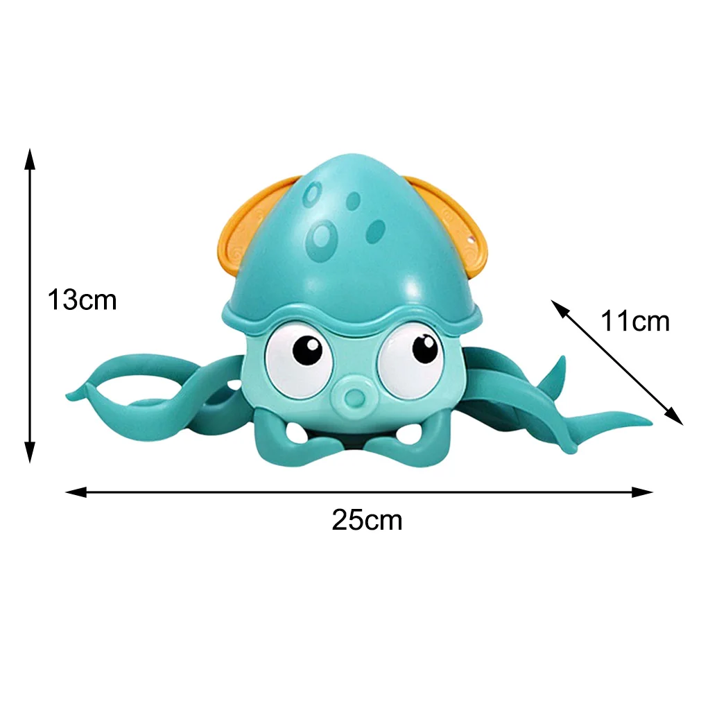 Swimming Wind-up Toy Crawling Octopus Dabbling Bathing Pool Floats Shower Swim Bath Toys Bag Filler Gift Party Favors