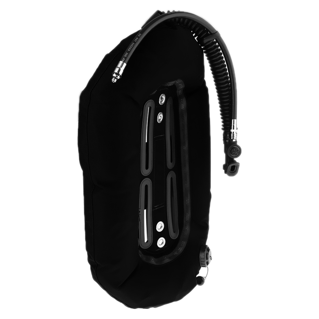 Snorkeling Diving Donut Wing with Single Tank BCD Buoyancy Compensators Black