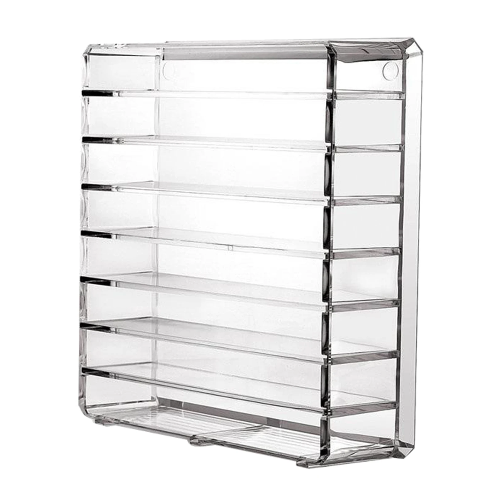 8 Grid Clear Acrylic Makeup Organizer Storage Box Women Powder Lipstick Eye Shadow Display Stand Holder Cosmetic Display