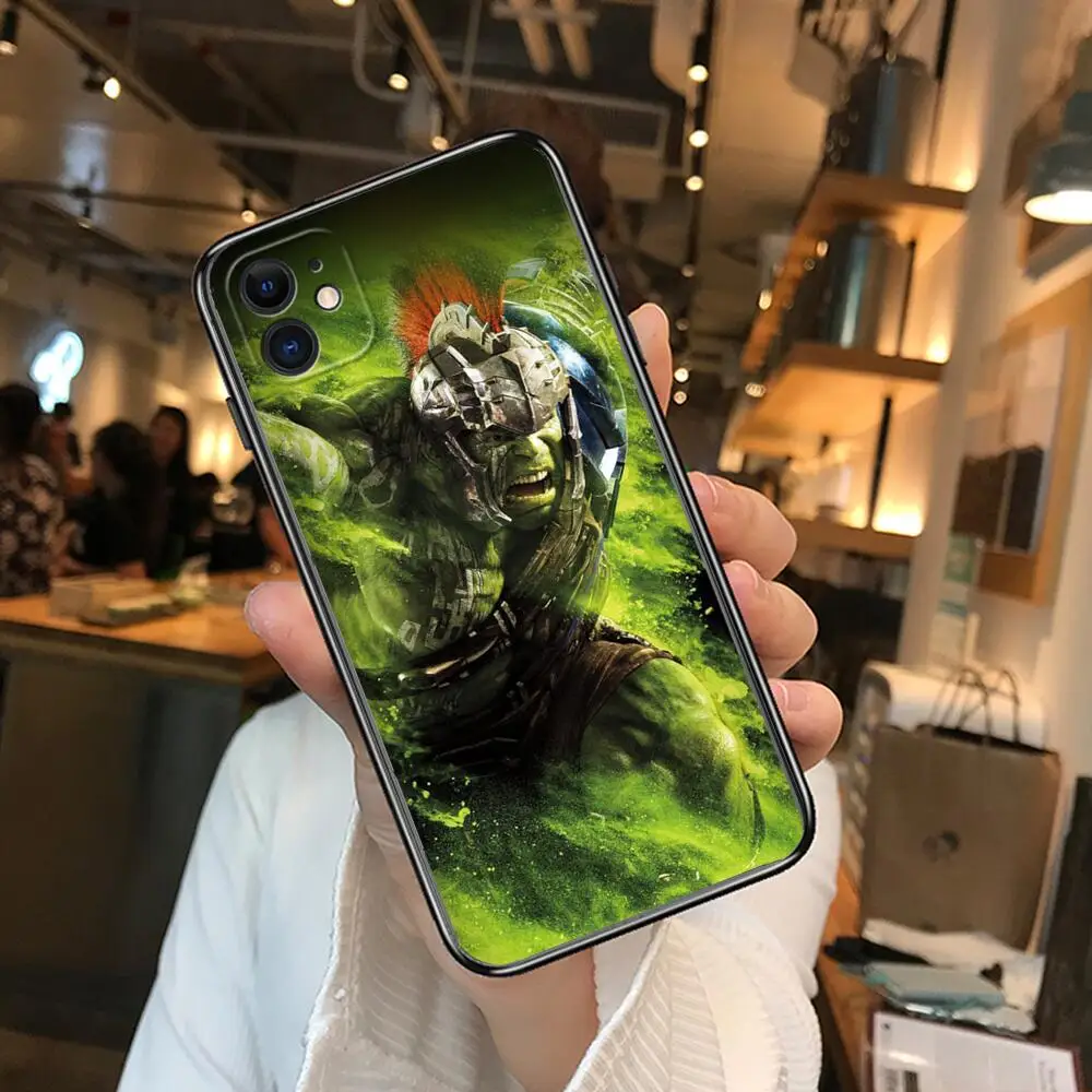 Hulk Marvel Phone Cases For iphone 13 Pro Max case 12 11 Pro Max 8 PLUS 7PLUS 6S XR X XS 6 mini se mobile cell iphone 13 phone case