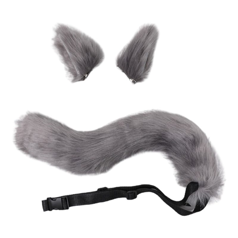 Home & Kitchen GHTGHTS Wolf Tail and Clip Ears Kit for Children and ...