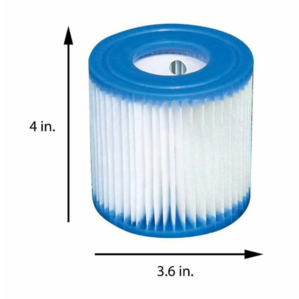 Swimming Pool Filter Cartridge Pool Cleaning Supplies Equipment for Intex Type H Above Ground Pools Replacement 90x100mm