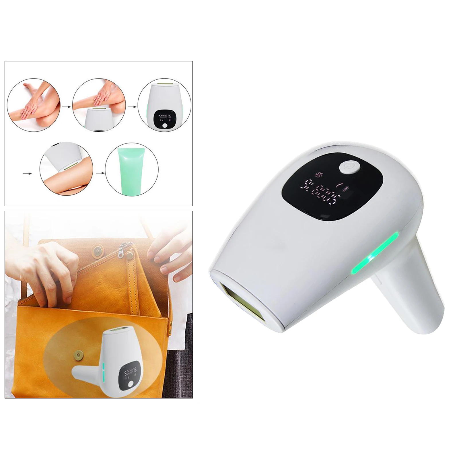  Hair Removal Permanent Painless  Hair Remover Device for Women and Man for Facial Legs, Arms, Armpits, Body, at-Home