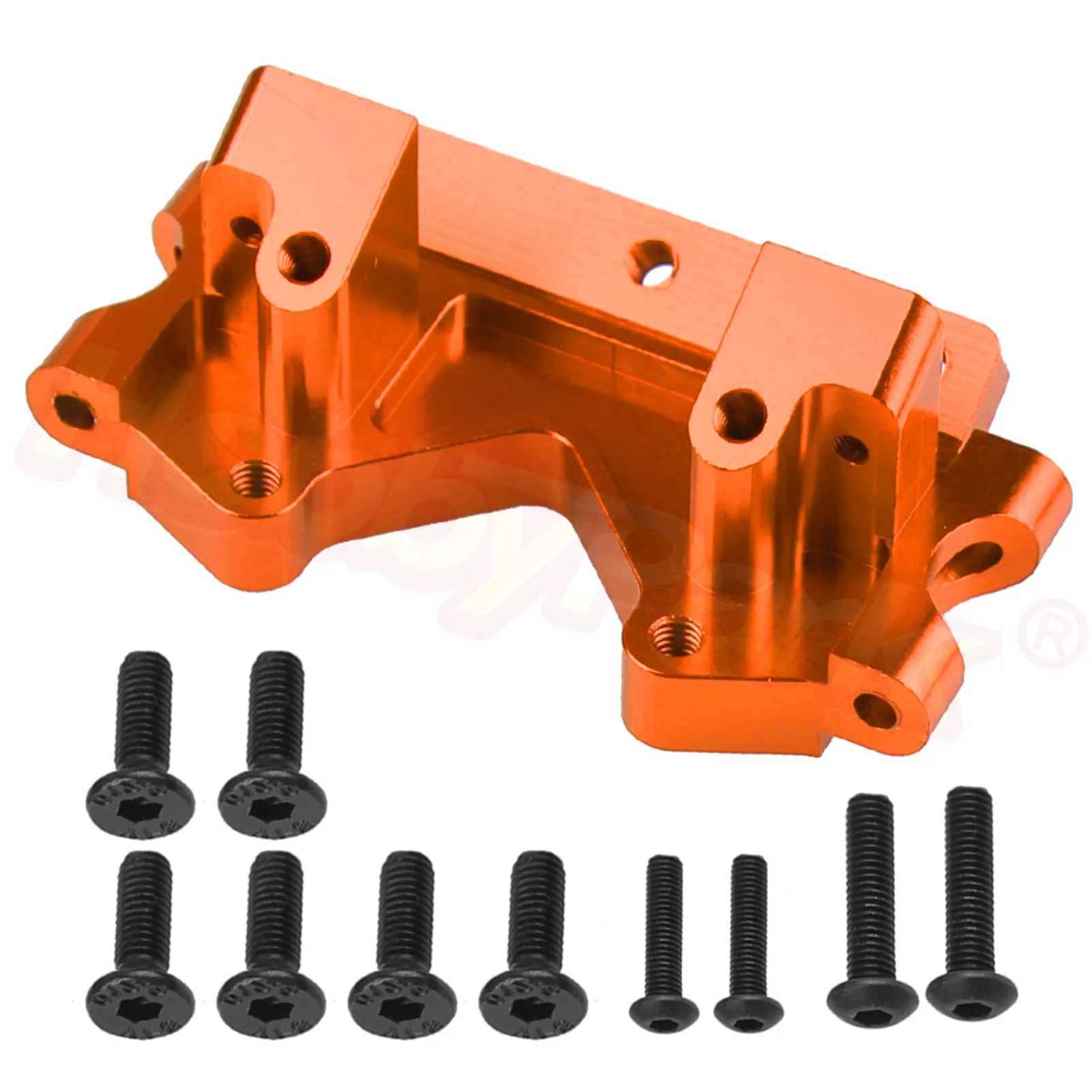 Hobbypark Aluminum Rear Stub Axle Carriers Upgrade Parts for 1/10 Traxxas 2WD Slash Stampede Rustler VXL Replacement of 3752 Bandit VXL Orange-Anodized 