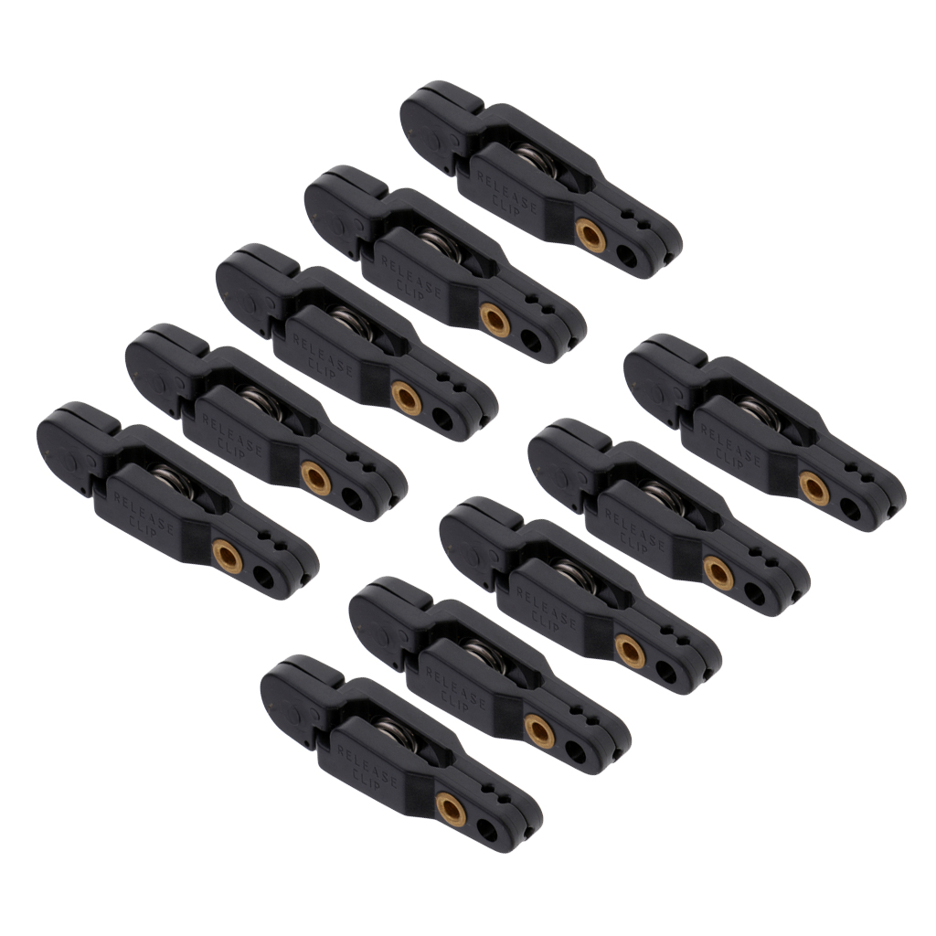 10pcs Snap Release Clips for Kites Planer Board Downrigger Trolling Fishing