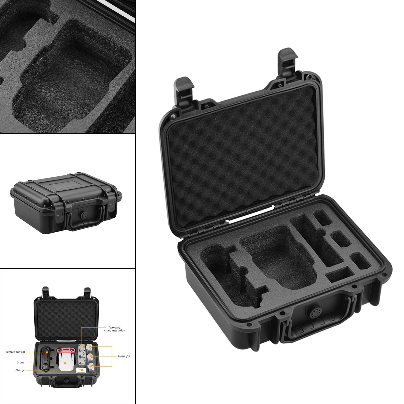 Handheld Waterproof Hard Carrying Case Portable Bag Box Handbag Shockproof for DJI Mavic Mini/Mini SE Drone Accessories