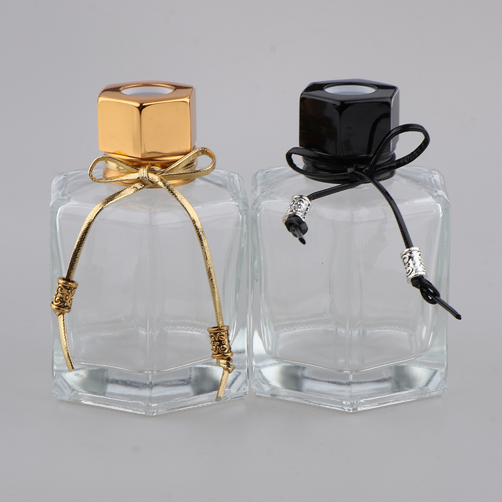 2Pcs 100ml Fragrance Glass Diffuser Bottles for DIY Craft Reed Essential Oil