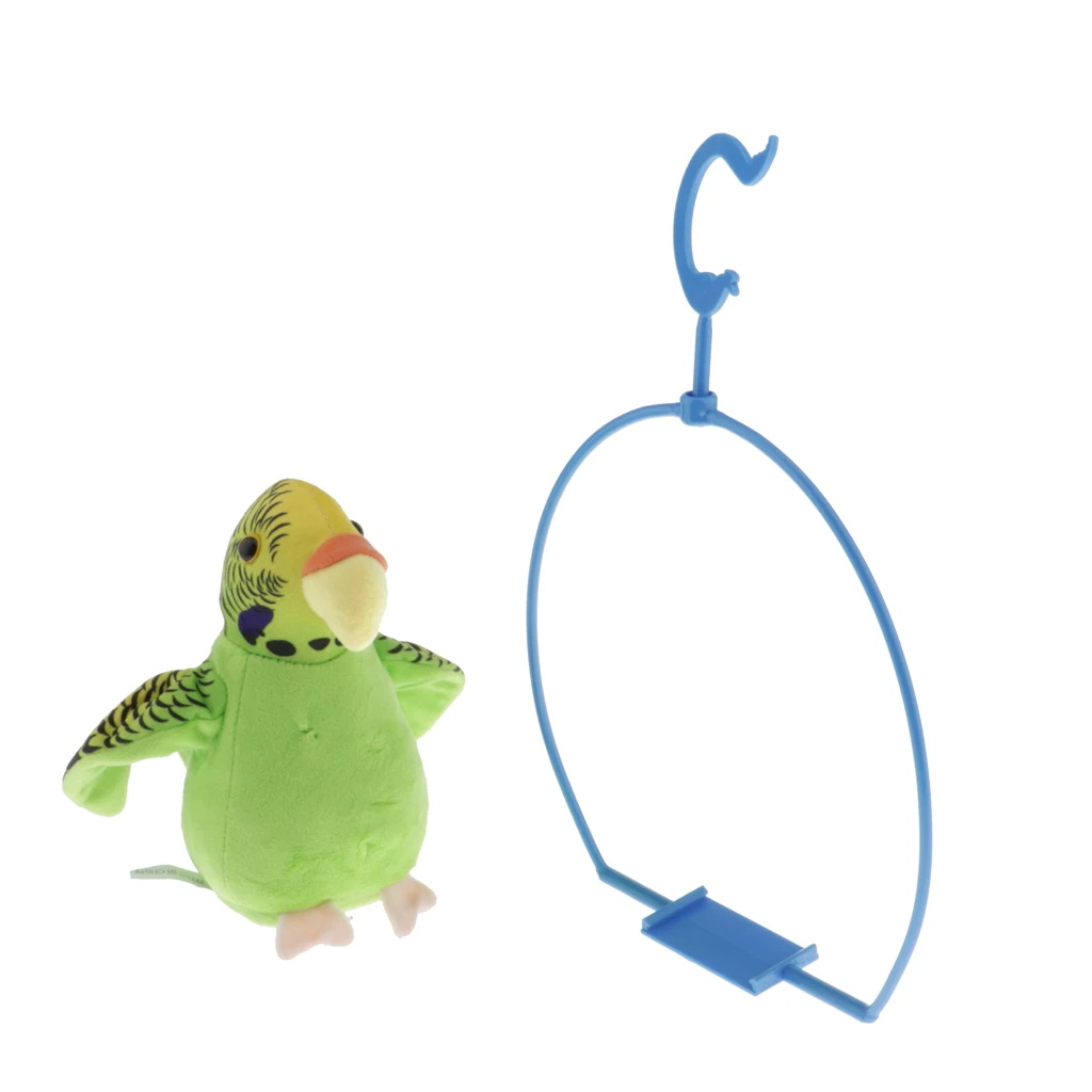 Talking Parrot Repeats What You Say Electronic Pet Toy Plush  Interactive Toys Children Gift