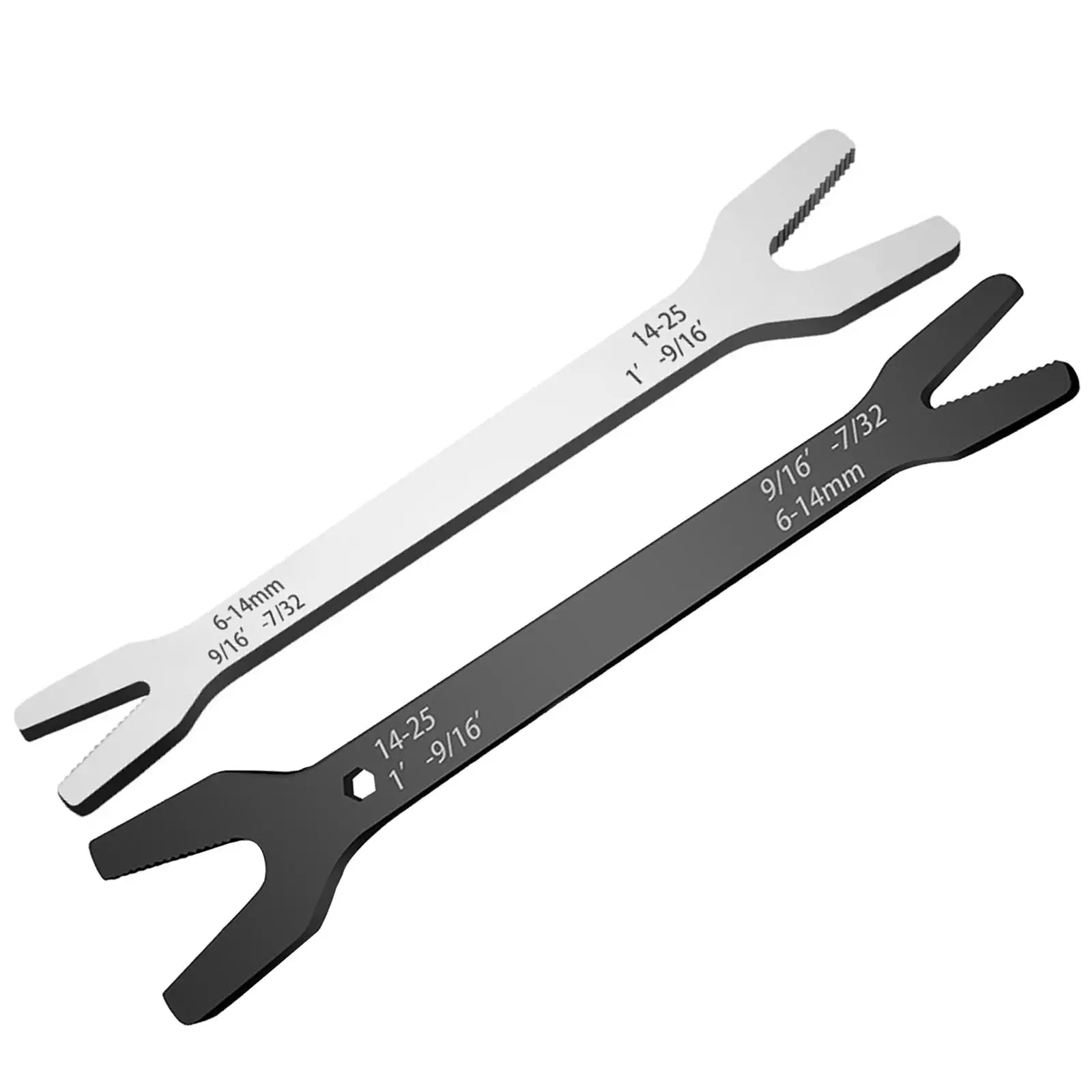 Universal Wrench 6mm to 25mm Hand Tools Long Handle Household X Shaped Double Open Ends for Car Bike Repairing Maintenance Tool