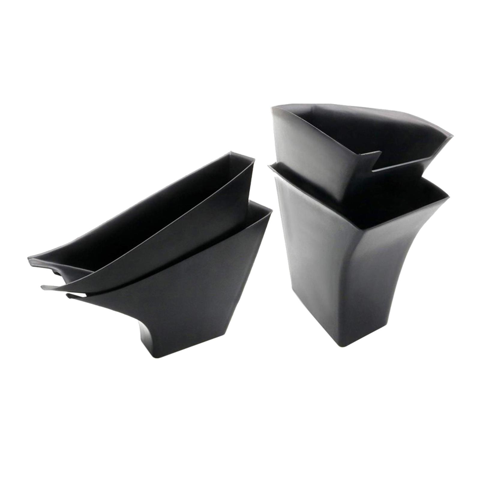 4pcs Car Side Door Storage Box for Tesla Front and Rear Armrest Pocket Phone