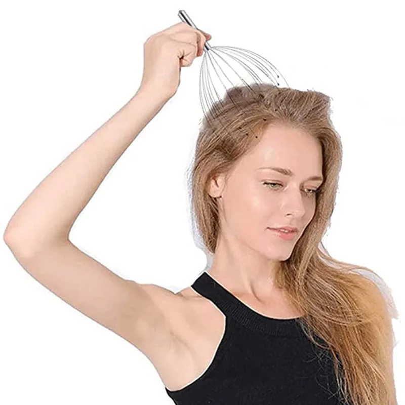 Scalp Massagers With 20 Claws Handheld Head Massage Scratcher For Deep Relaxation Hair Stimulation And Stress Relief Massage