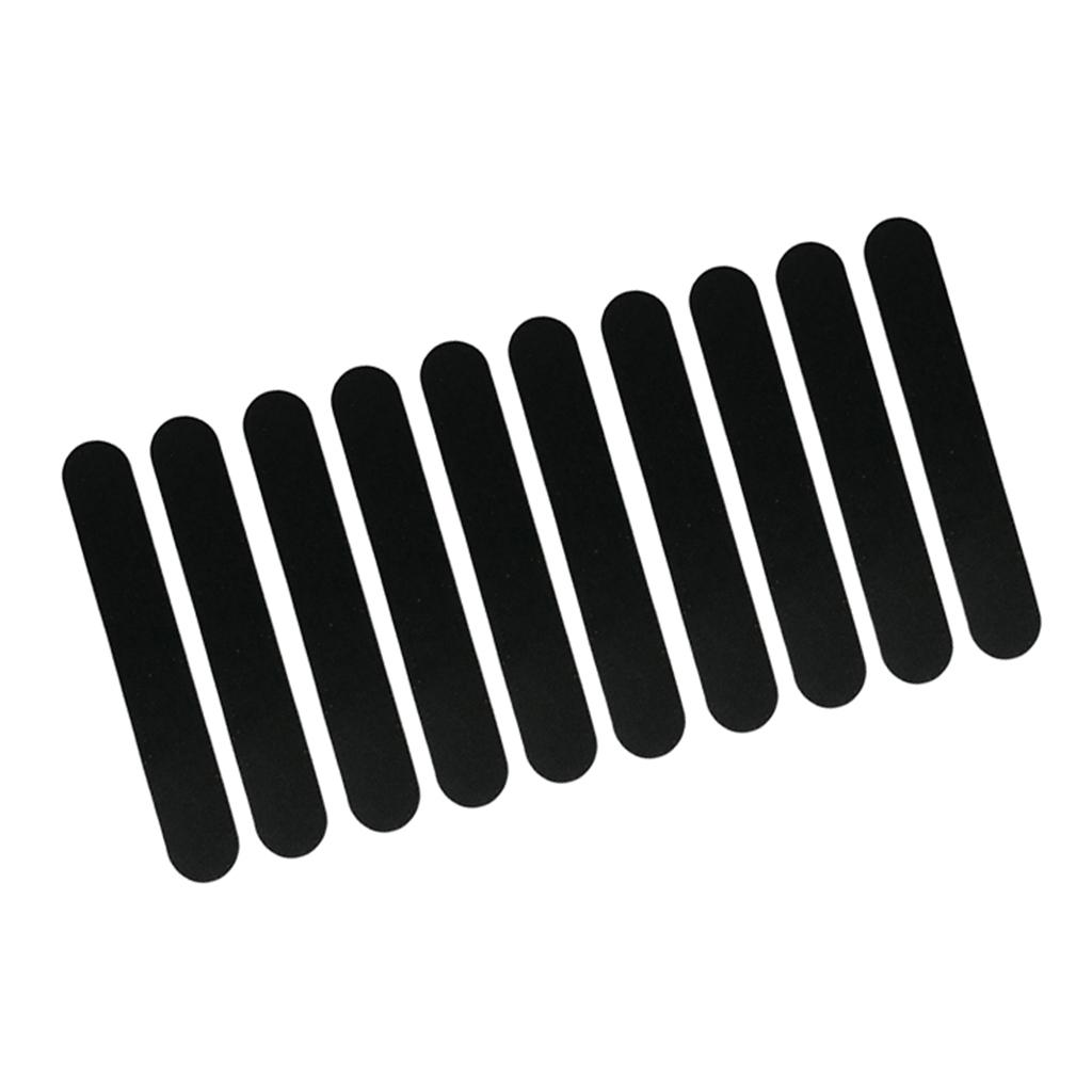 10 Pieces Hat Size Reducer Reducing Tape for Hats Caps Sweatband (Black, 23.5x3.7cm / 9.3x1.5inch)