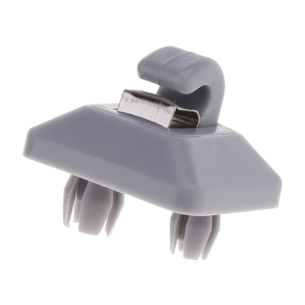 New High Quality 2 Pcs Sun Visor Clip Hook Holder for Audi A5 Q5 13 14 15 Beige Stable characteristics high reliability