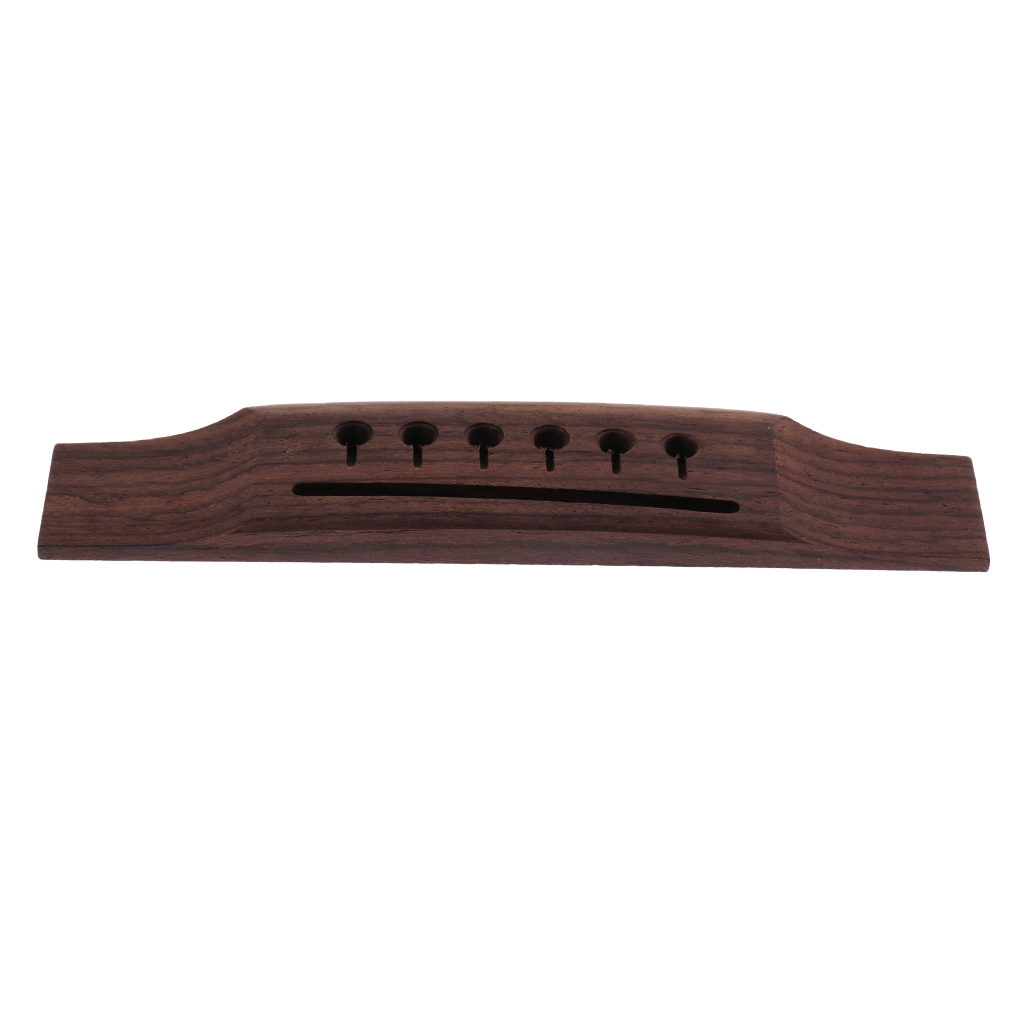 Rosewood Practical Guitar Bridge Brown for Left-Handed 6 String Acoustic Guitar Accessories