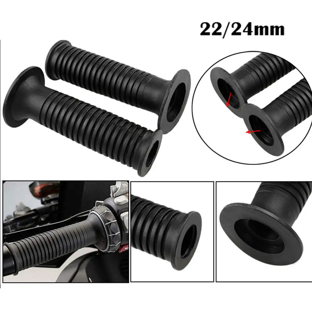 Handle Bar Grip Throttle Tube Set 22/24mm FOR  F650GS F800GS R1200GS