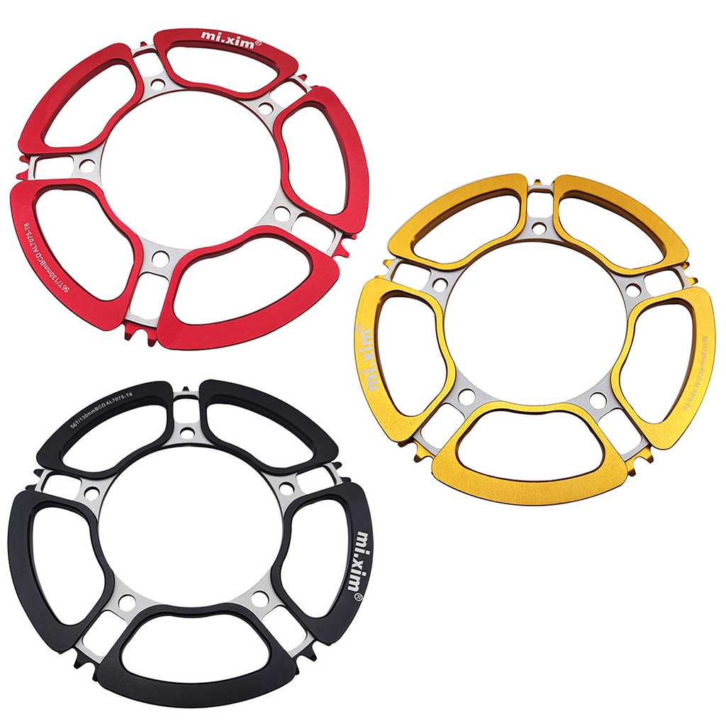 Bike Chainrings Guard Bicycle Single Variable Speed 130BCD 56T Cycle Folding